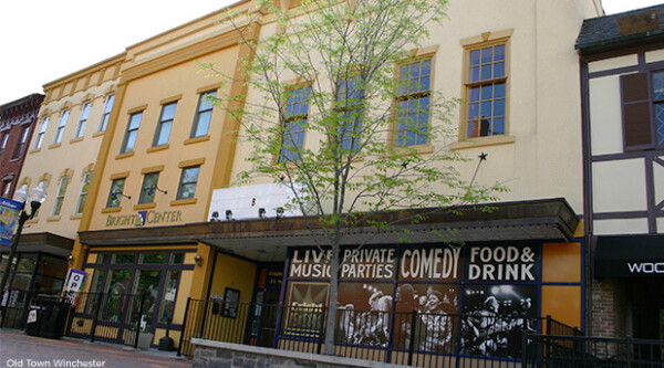 Storefronts in Old Town Winchester, Virginia